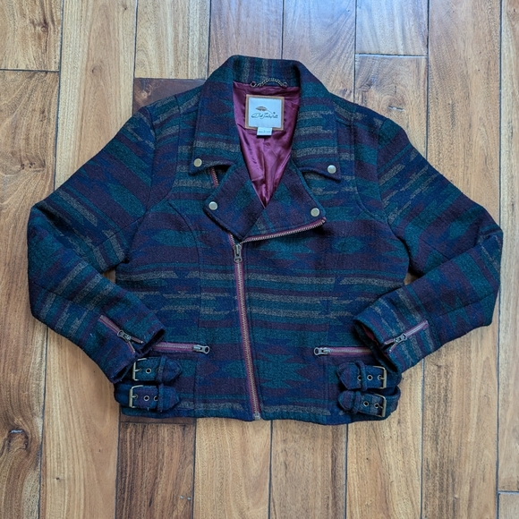 Bob Timberlake Jackets & Blazers - Bob Timberlake Navajo Moto Jacket (L)